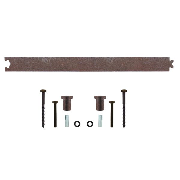 Skydedørsbeslag - Antik forlænger kit 450mm Skydedørsbeslag - Antik forlænger kit 450mm