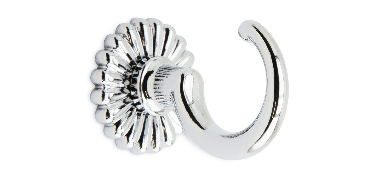 Krog 42mm med roset - krom