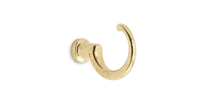 Krog 28mm - poleret messing Krog 28mm - poleret messing