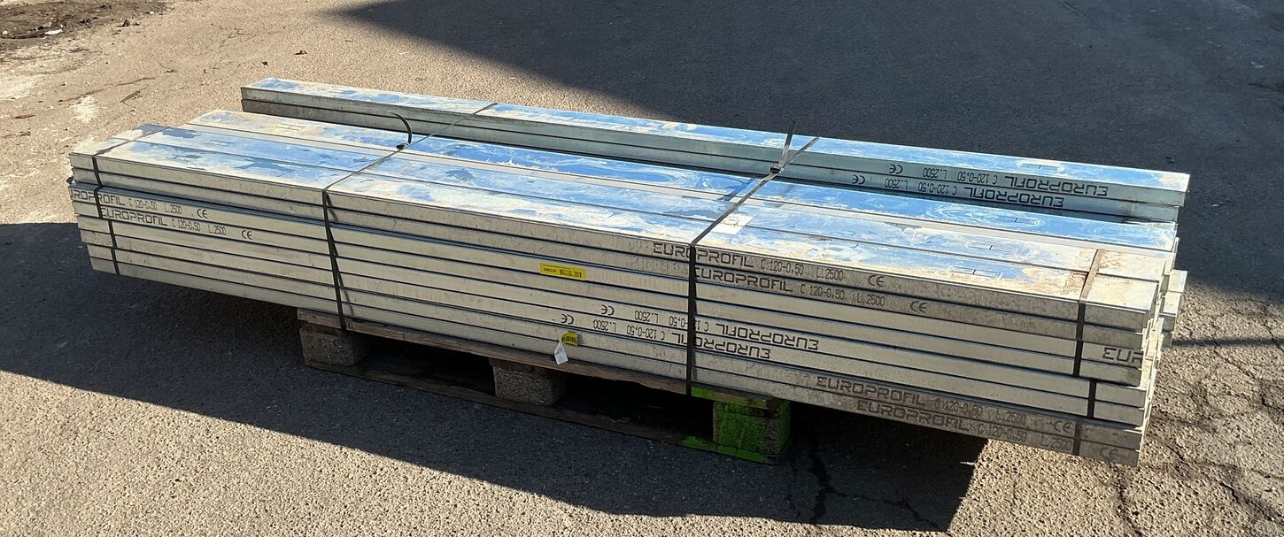 88 stk Stållægte 120/55-0,5 L:2500 mm