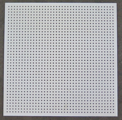 Gips akustikloft 595x595x10 mm