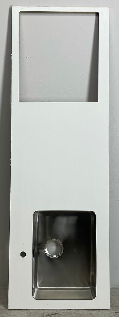 Køkkenbordplade med vask