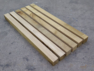 Egetræsstave 51x51x800mm Egetræsstave 51x51x800mm