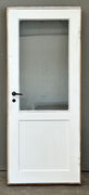 Fyldningsdør 86 cm med glas og karm