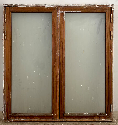Termovindue med matteret glas