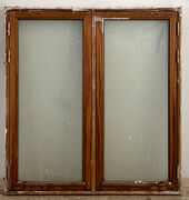 Termovindue med matteret glas