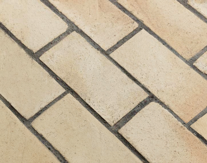 Gule rektangulære gulvtegl - 12 x 25 cm Gule rektangulære gulvtegl - 12 x 25 cm