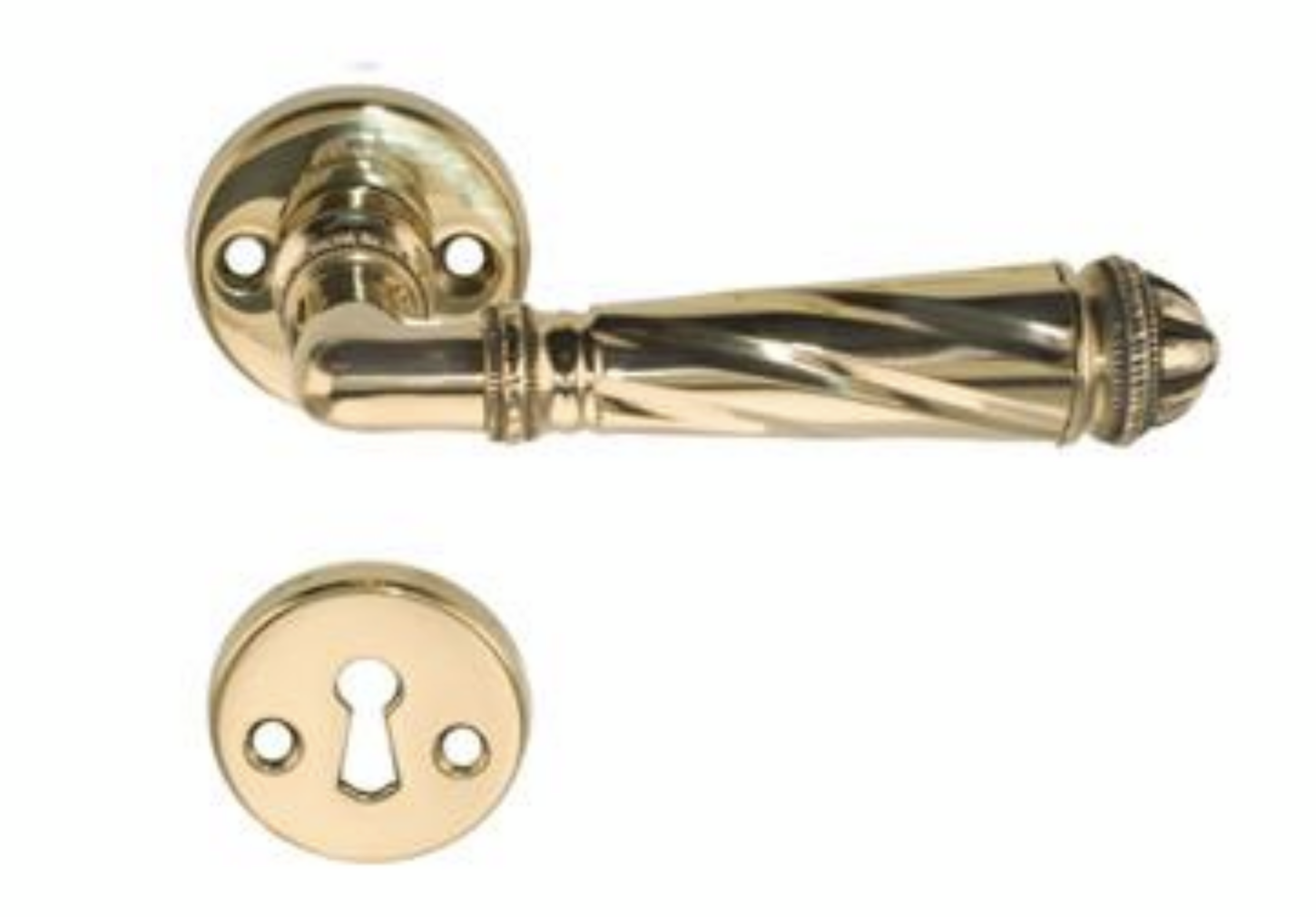 Dørgreb Fune 116 L-Form m/besætning MPU 115x50mm