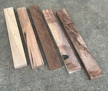 2. sortering Valnødtræsstave 23x54x405mm