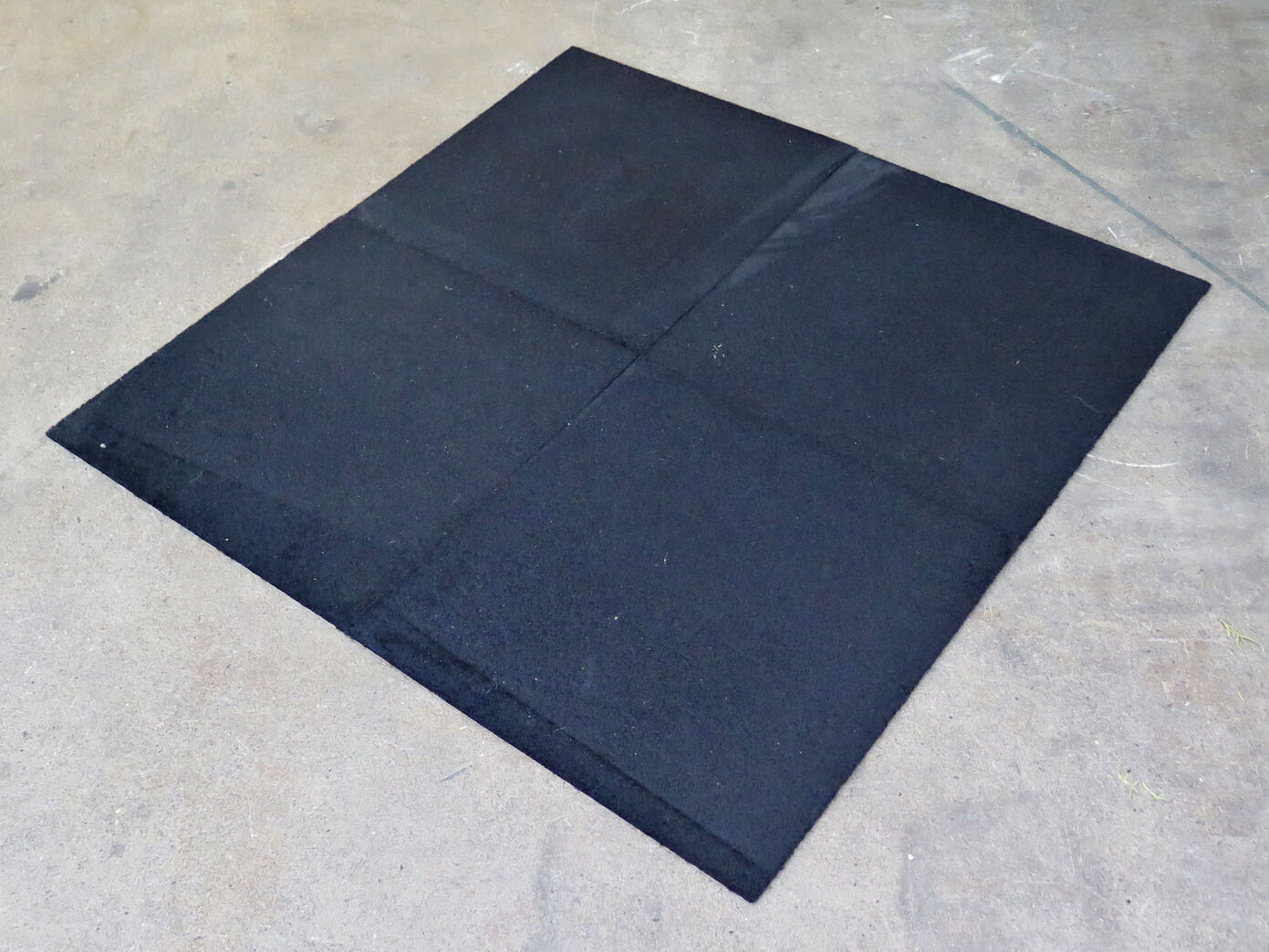 Tæppefliser 50 x 50cm - sort