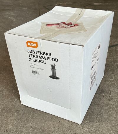 Raw x large justerbar terrassefod - 15 stk