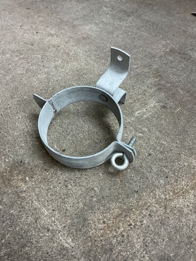 Hængselstift t/træ galv. Ø 90 mm