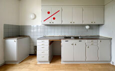 Komplet 60'er køkken, malet