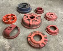 8 stk Støbeform fra Holbæk Jernstøberi