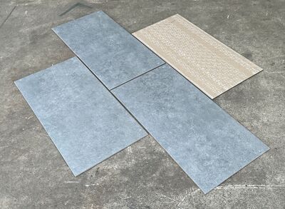 8 m2 Væg/gulv fliser farve arcides grå 300x600 mm