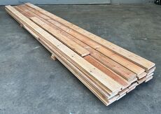 Brugt gulvbrædder i fyr, 11m2, 13,5 cm