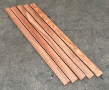 Mahognilister høvlet 4 sider 17x55x1000 mm