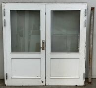 Dobbelt yderdør med termoglas