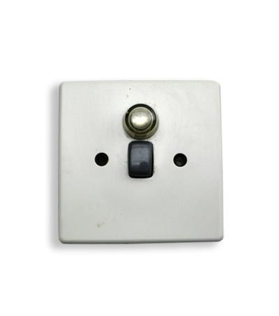 Trappetryk med glimlampe Trappetryk med glimlampe