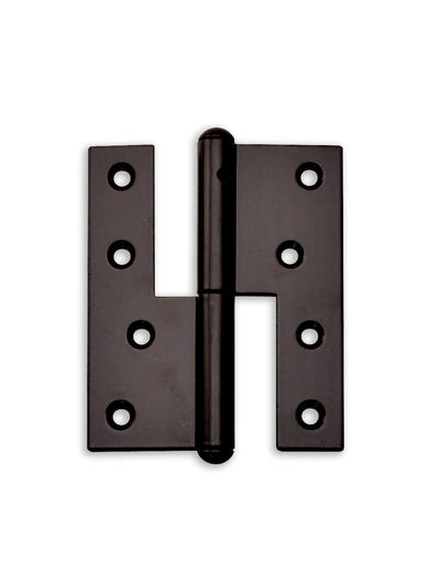 Dørhængsel højrehængt 120 mm brunt
