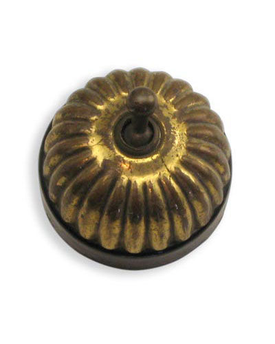 Afbryder 1-pol (sort)