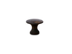 12 mm - Antik messingknap