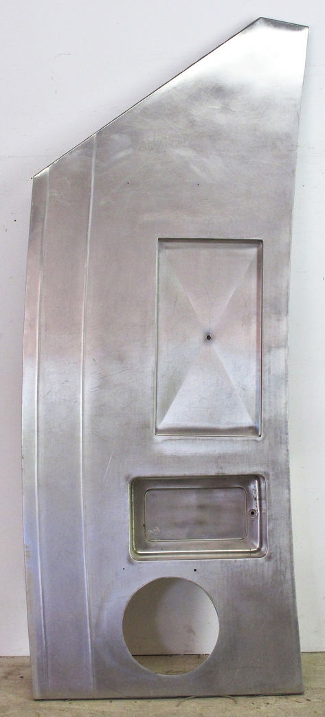 Krum stålbordplade med kogekar