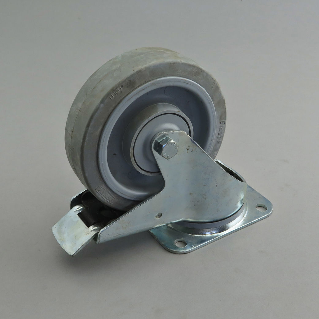 Tente transporthjul på drejefod med bremse