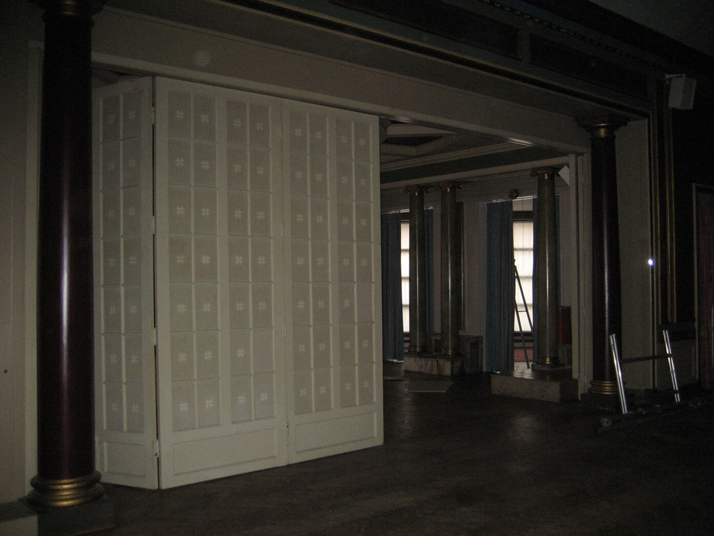 Foldedør uden skinne