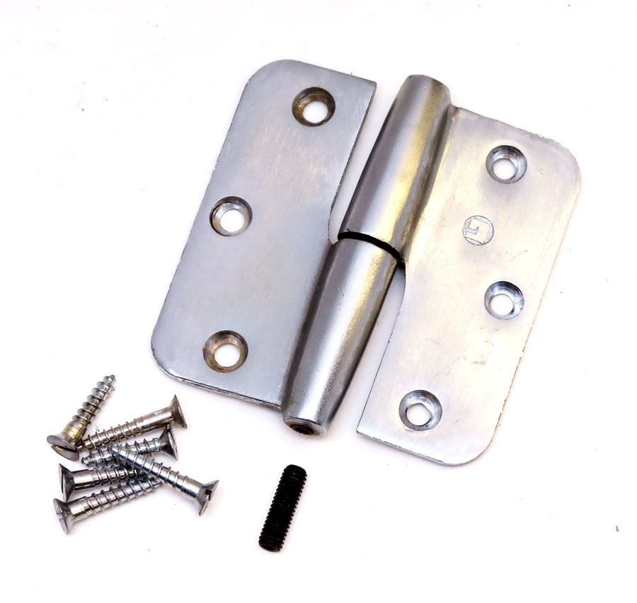 Rustfrit hængsel - højrehængt