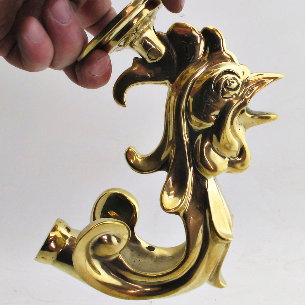 Dørhammer i messing - Hane