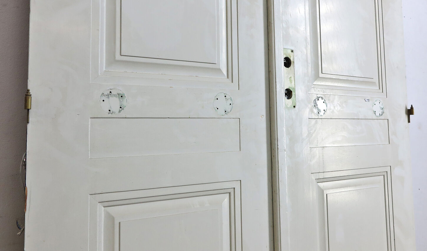 Dobbelt fyldningsdør uden karm