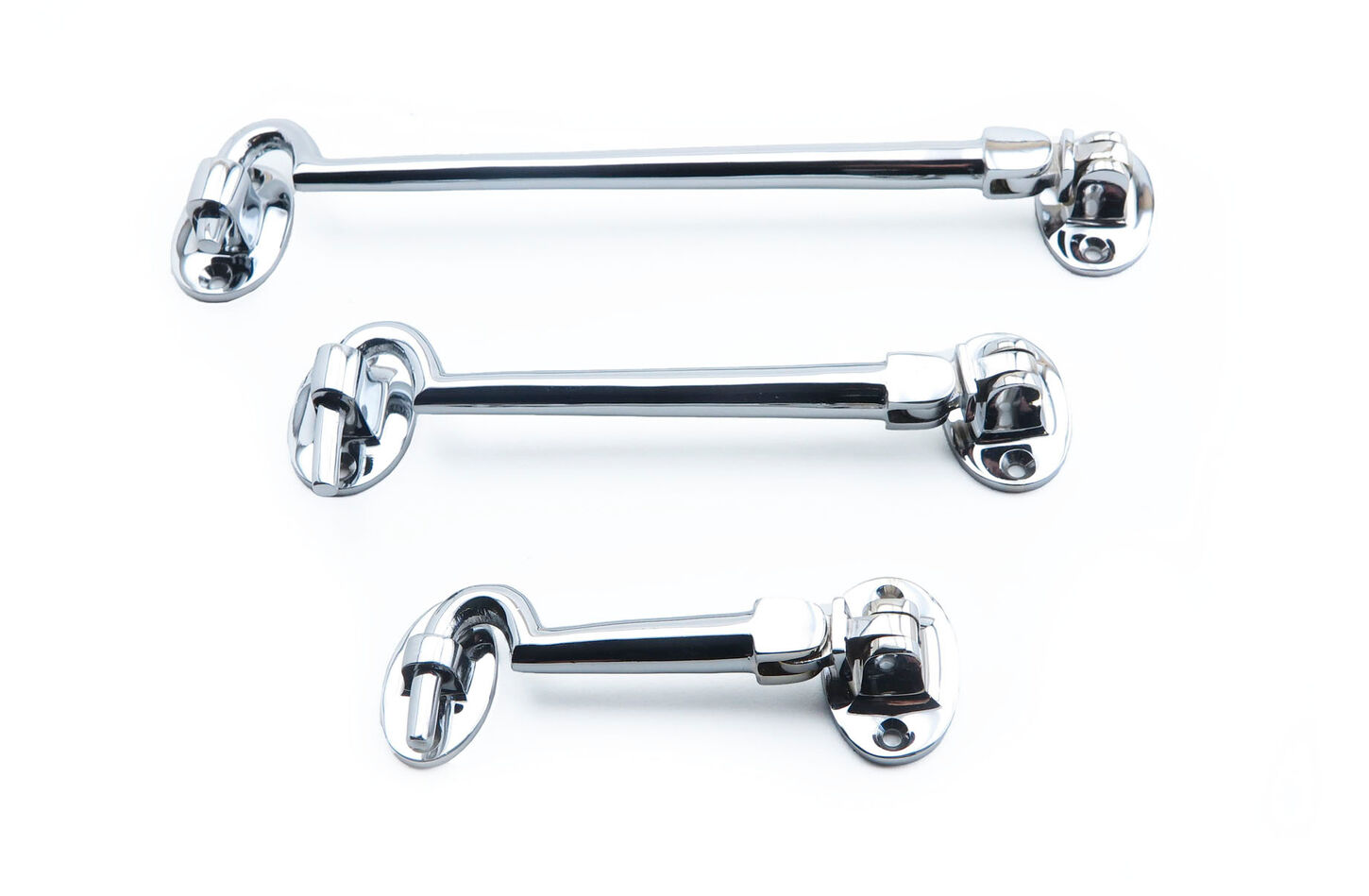 Kahytskrog i krom - 200 mm