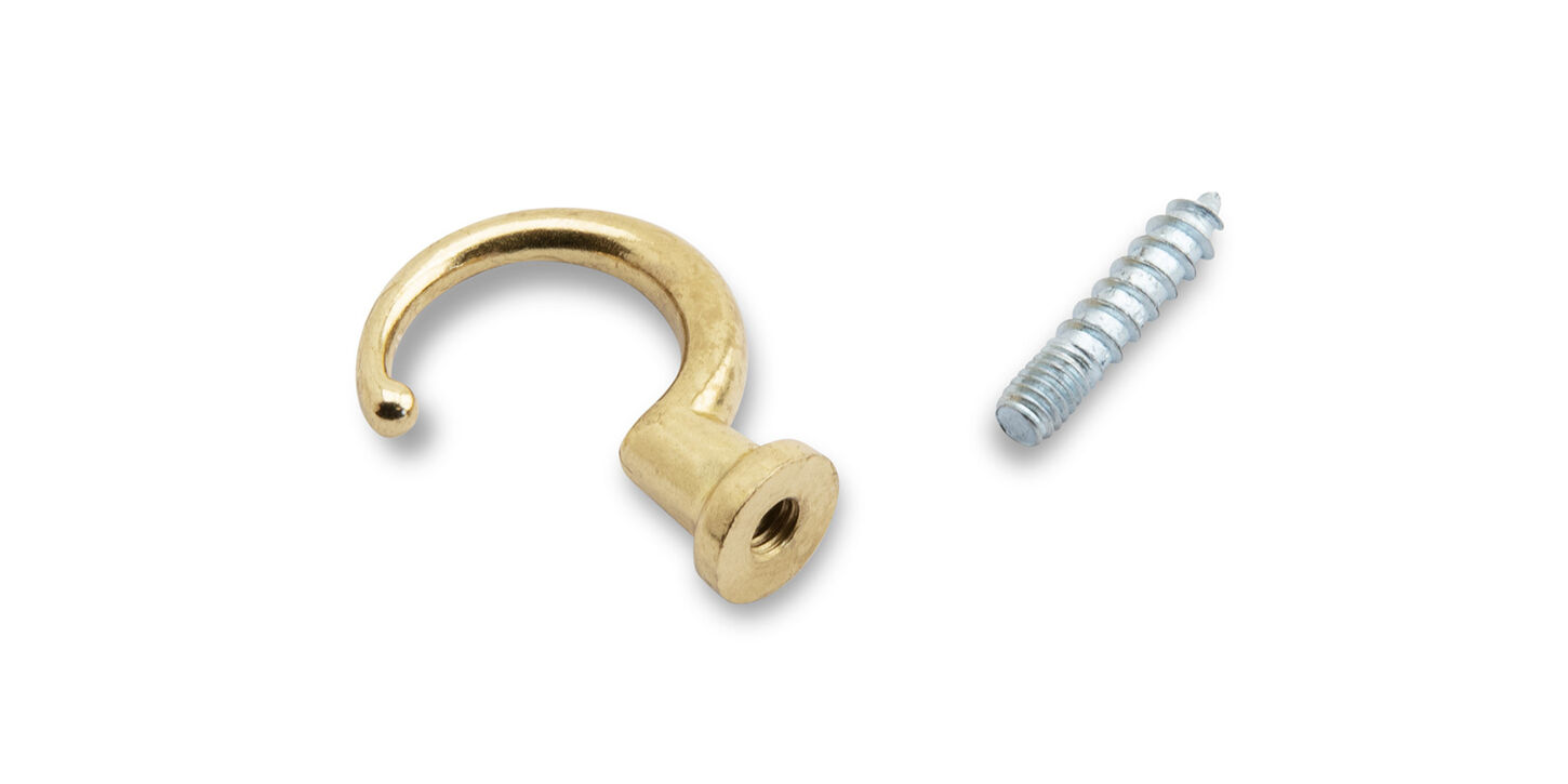 Krog 28mm - poleret messing