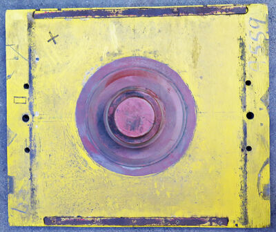 Vægdekoration, stor støbekliché på plade