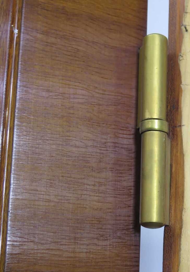 Dobbeltdør i ædeltræ - Fra direktionslokalerne i domicil på Østerbro