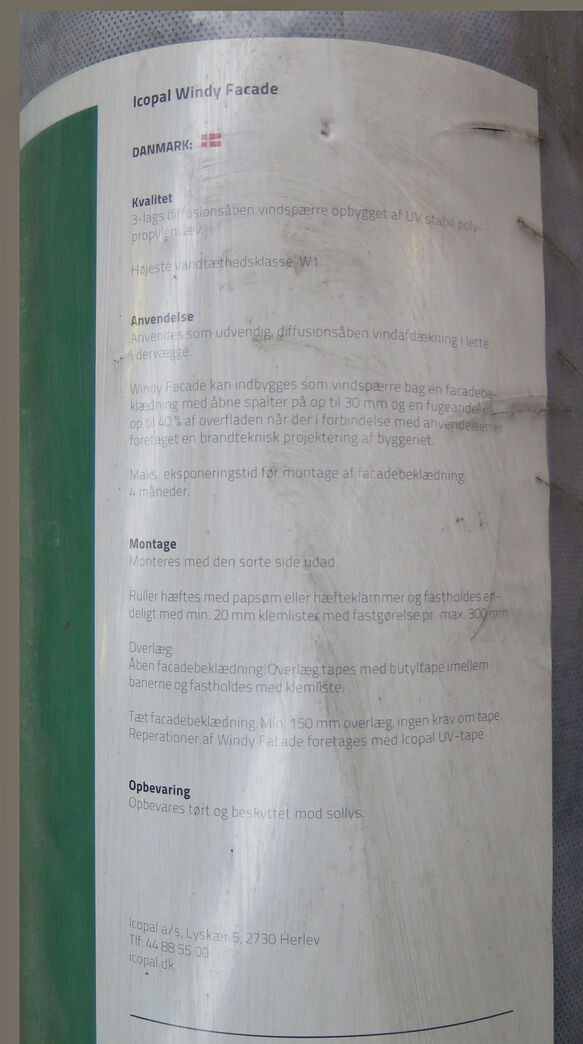 Icopal Windy Facade vindspærre 3x50m