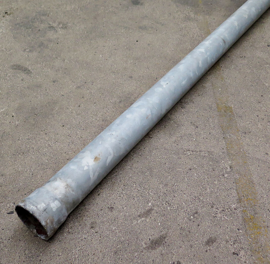 Nedløbsrør i galvaniseret stål