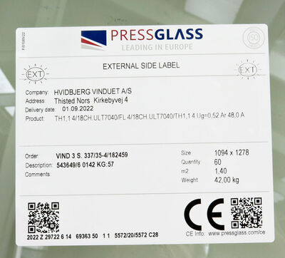 Udestueelement med energiglas Udestueelement med energiglas