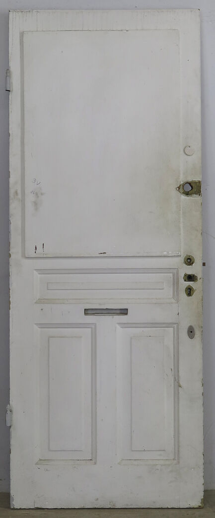 Fyldningsdør med glas - uden karm