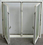 Termovindue med satineret glas