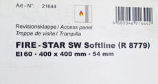Brand BI 60 inspektionslem fra Star SW Softline 40x40 cm