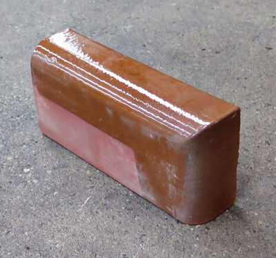 Glaserede mursten venstre