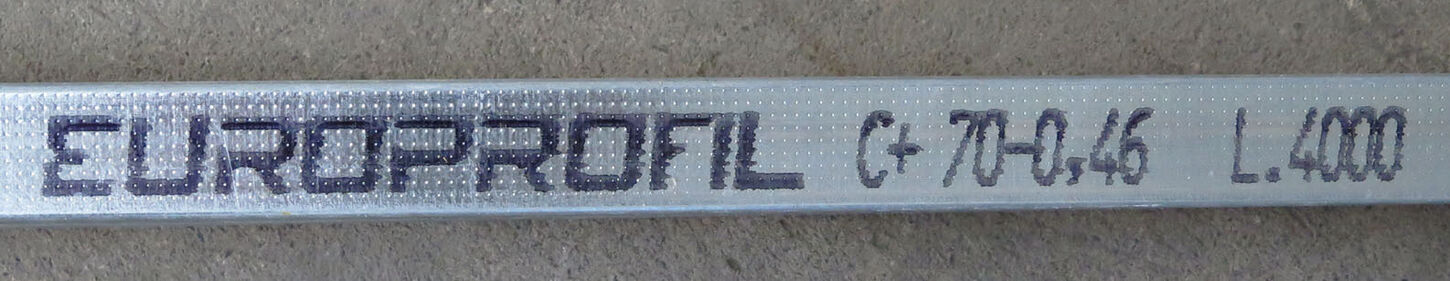 Stållægte 70/40-0,46 L:4000 mm