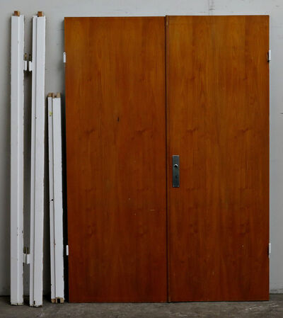 Dobbeltdør med karm fra 40'erne