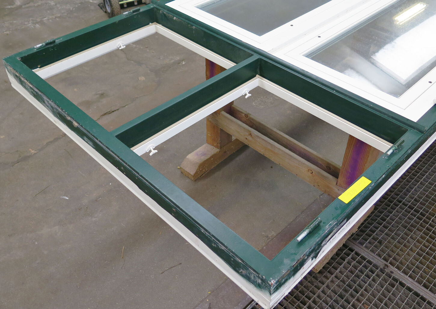 Dobbelt terrassedør med koblet ramme