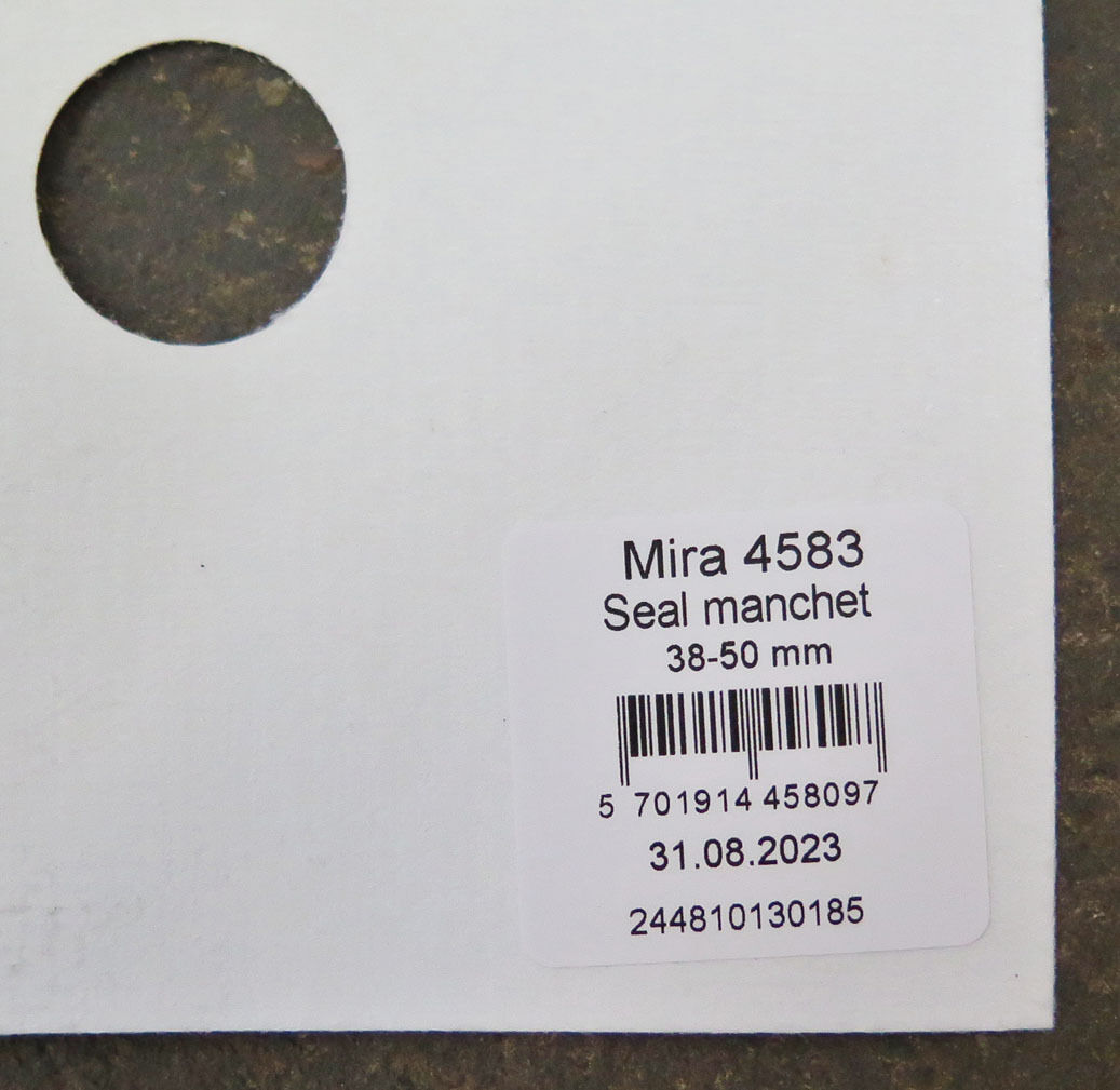 Vådrumssikring manchet 38-50 mm fra MIRA