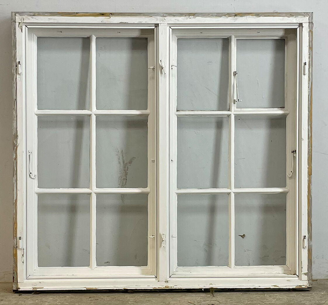 Sprossevindue m/lille oplukkeligt vindue.