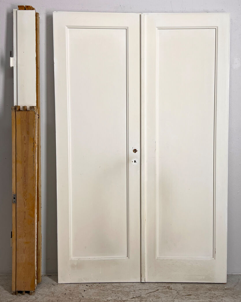 Dobbelt funkisdør med karm