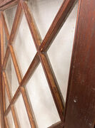 Teaktræsdør med glas og karm Teaktræsdør med glas og karm